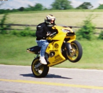 jason with a wheelie